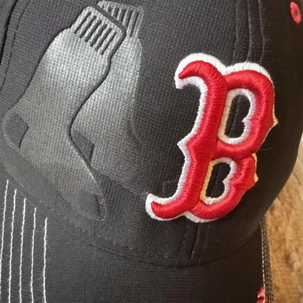 Nineteen47 '47 Twins Boston Red Sox Hat Black Red Baseball Graphic Strapback